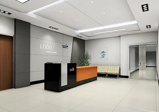 Chữ inox vàng gương hay vàng xước phù hợp với bảng hiệu của bạn? 2 Logo thực tế trên vách