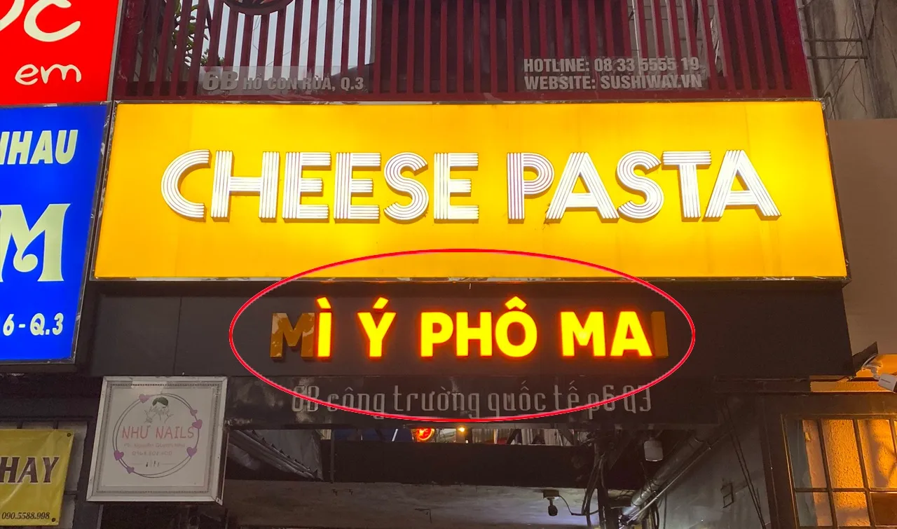 Mặt chữ nổi LED có điểm sáng và vùng tối không đều