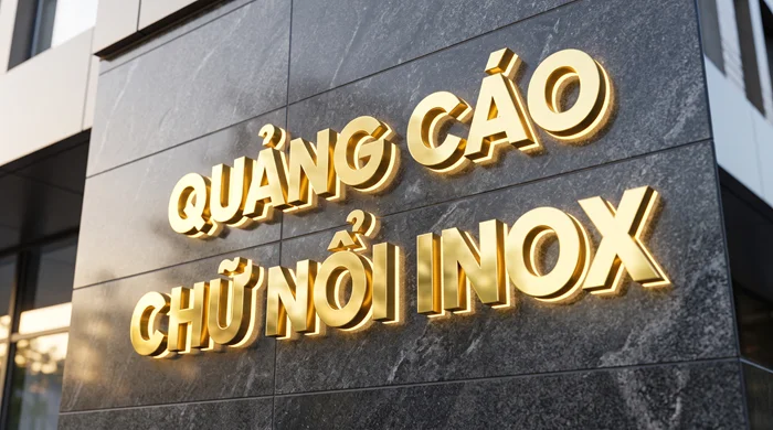 Chữ nổi inox