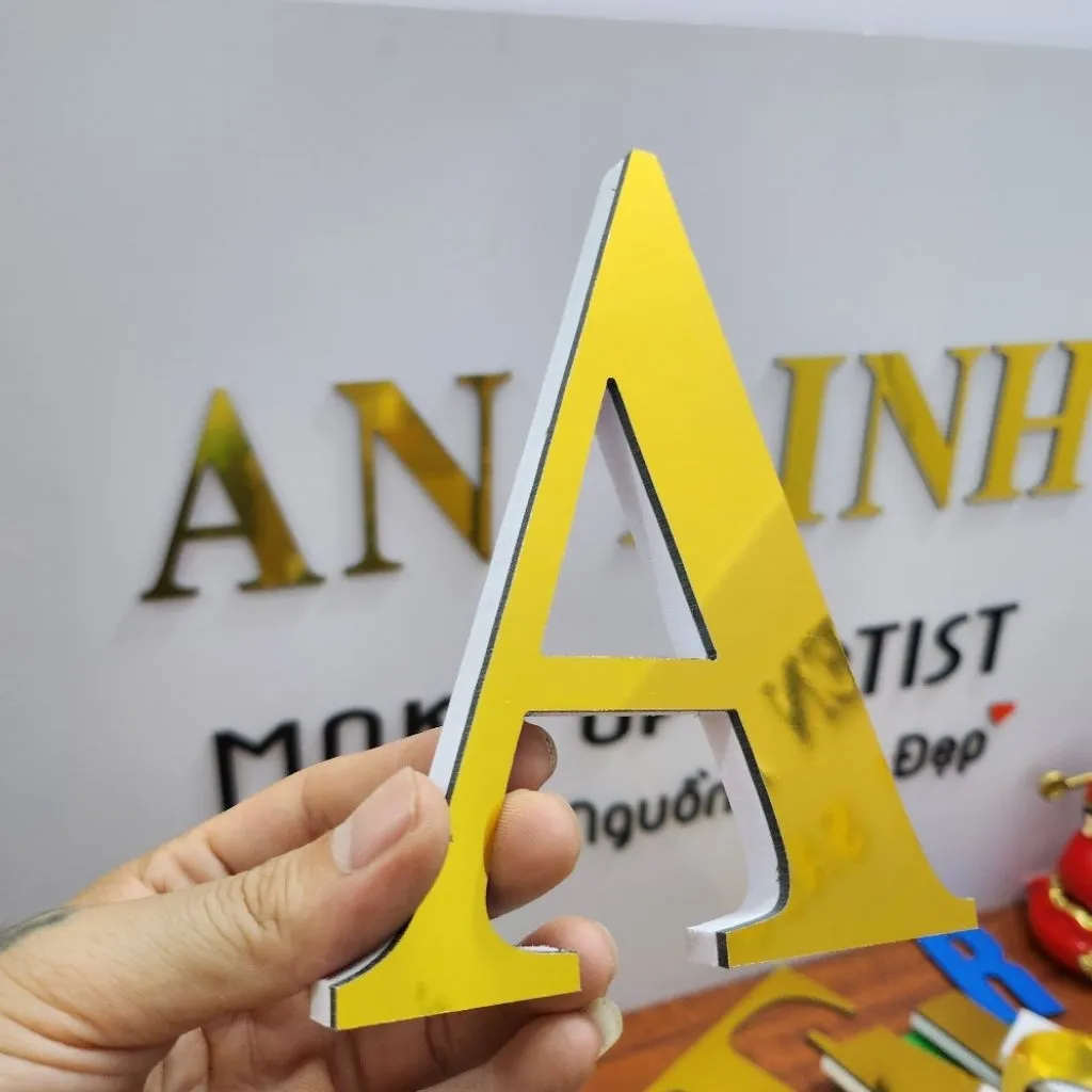 Gia công chữ nổi alu