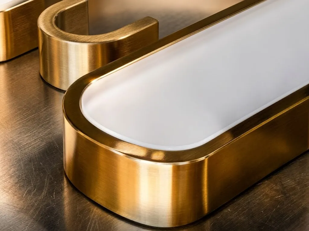 Mica chân inox