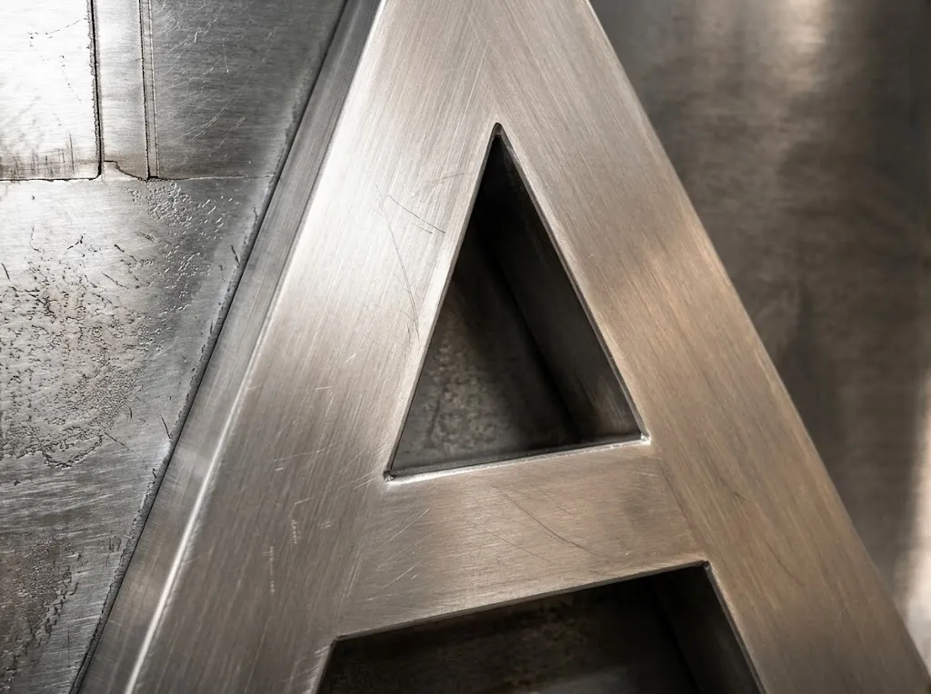 chữ inox