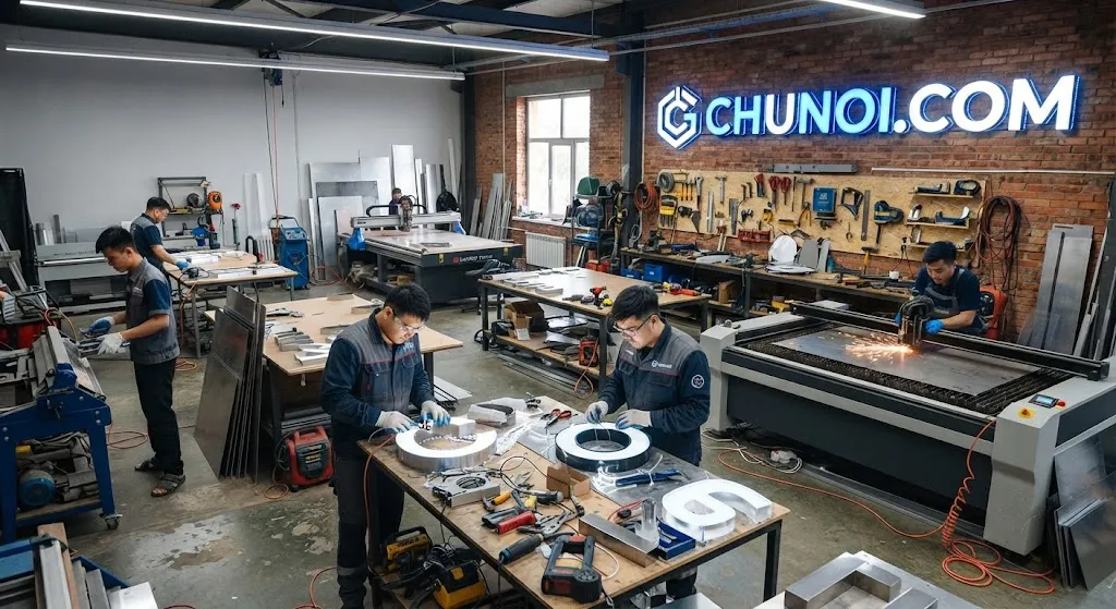 Xưởng chữ nổi